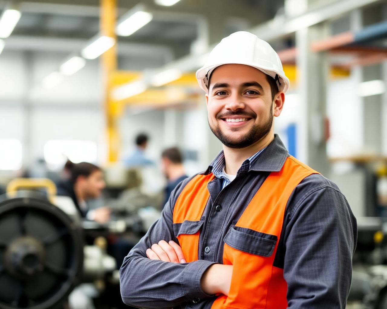 VM Mitarbeiter in der Werkstatt